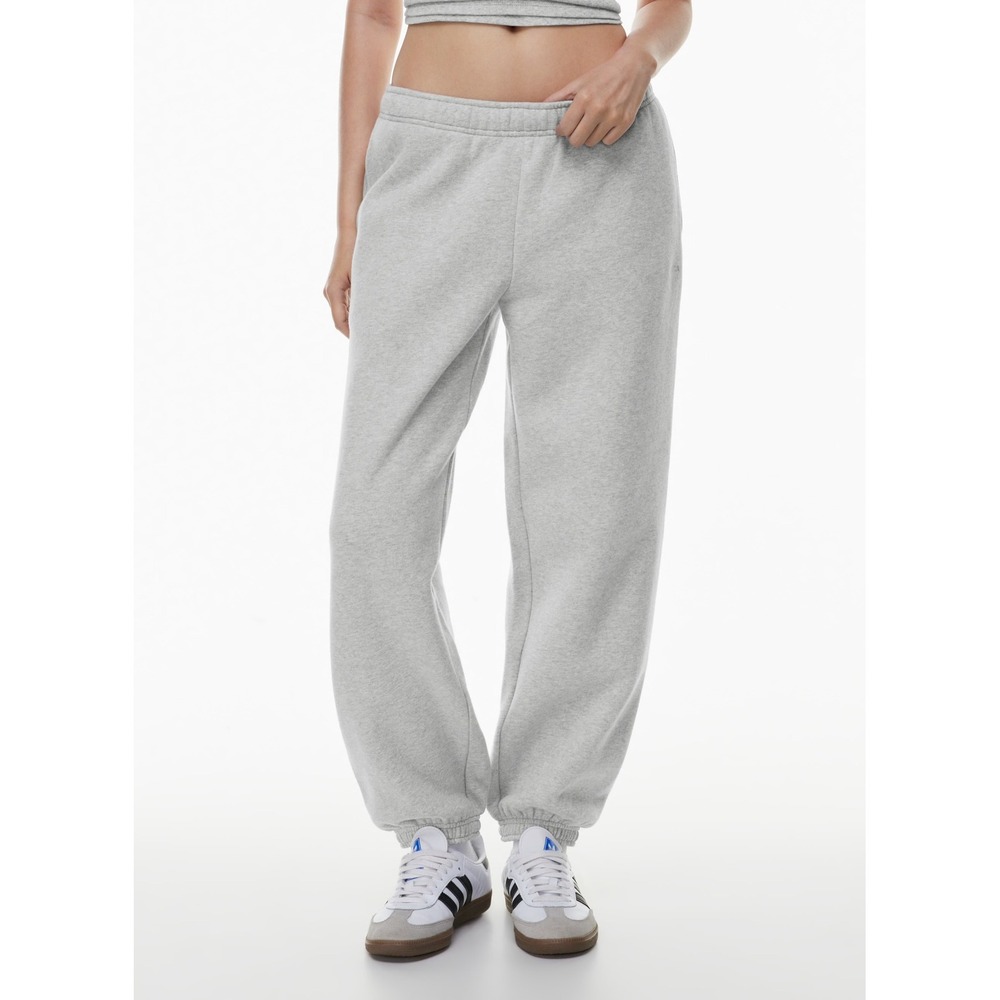 Aritzia TNA Sweatfleece Cozy Fleece Boyfriend Sweatpants Gray Small